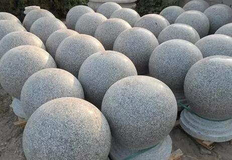 芝麻白石材圆球常用规格尺寸和价格